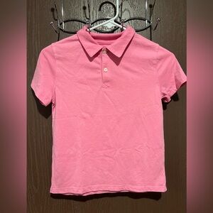 Boys Pink Polo Shirt